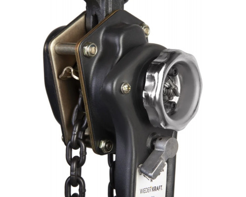 Таль рычажная WiederKraft WDK-HSH-A075X3, 750 кг, цепь 3 м