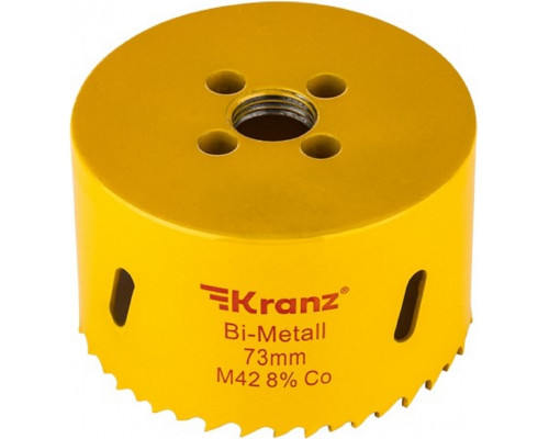 Коронка биметаллическая Kranz KR-92-0261 73мм
