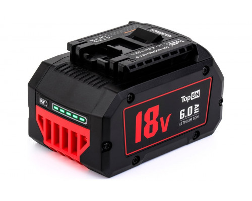Аккумулятор TopON для Bosch ProCore. 18В 6.0Ah (Li-Ion) TOP-BOSPRO-18.6.0