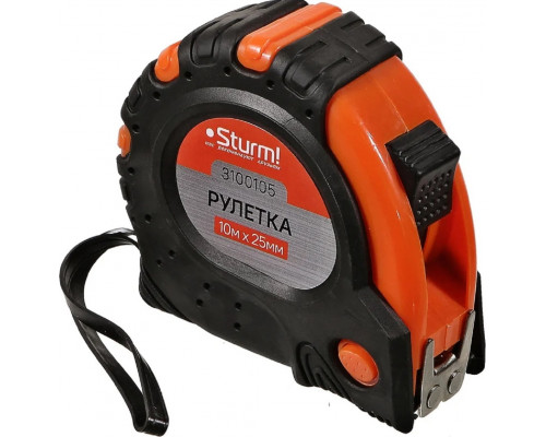 Рулетка Sturm 3 100 105 10мх25мм 3100105