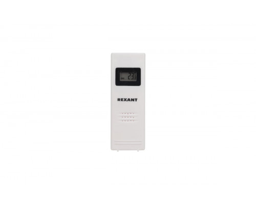 Термометр REXANT 70-0592 электронный с часами и беспроводным выносным датчиком