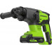 Перфоратор аккумуляторный GREENWORKS GD24SDS2 24V, АКБ 2Ач и ЗУ 3803007CUA