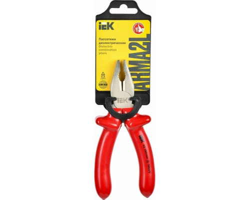Плоскогубцы диэлектрические IEK ARMA2L 3 Profi 1000B 160мм A2L3-PL20-K2-160