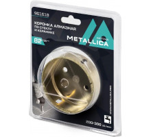 Алмазная коронка для мокрого сверления METALLICA Optima 82x55 мм #80 по стеклу, плитке 901618