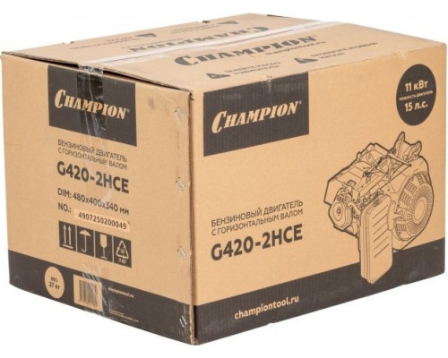 Бензиновый двигатель Champion G420-2HCE