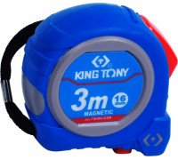 Рулетка KING TONY 3.0 м с магнитным крюком 79094-03M