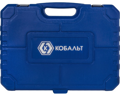 Набор инструментов Кобальт 919-586 универсальный 1/2", 44 предмета, в кейсе
