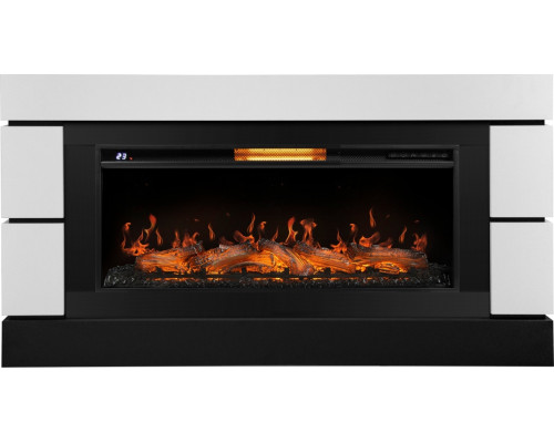 Каминокомплект: ROYAL THERMO Очаг Aurora RTFP/P-AR40LS, портал Moderno 42/40/36 белый, р/в НС-1707026