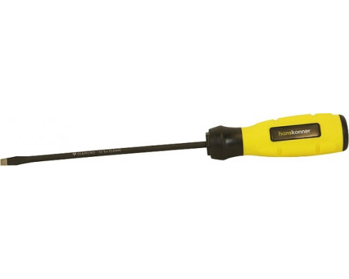 Отвертка шлицевая HANSKONNER HK1040-16-SL5-150 алмазн. наконечник