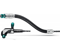 Угловая ударная насадка KRAFTOOL RIGHT ANGLE SET + гибкий ударный адаптер, 140 мм, 425 мм 26778