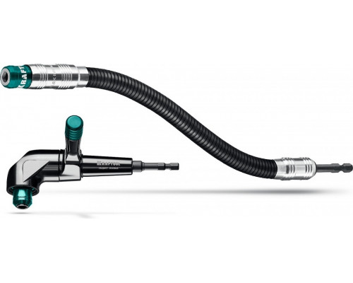 Угловая ударная насадка KRAFTOOL RIGHT ANGLE SET + гибкий ударный адаптер, 140 мм, 425 мм 26778