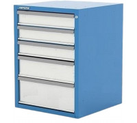Тумба инструментальная FERRUM 600х600х820h мм. 5 ящиков 51.805