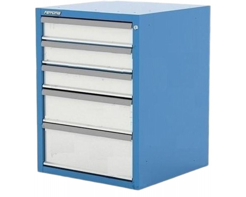 Тумба инструментальная FERRUM 600х600х820h мм. 5 ящиков 51.805