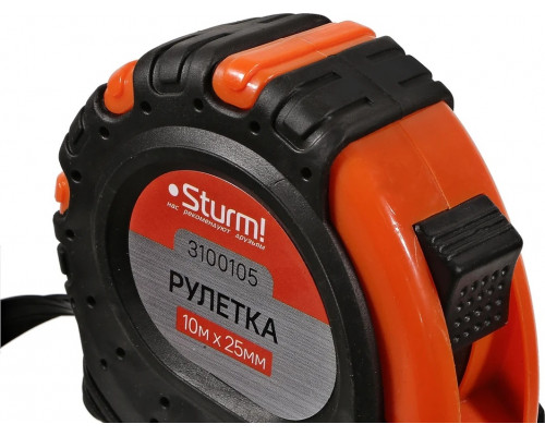 Рулетка Sturm 3 100 105 10мх25мм 3100105