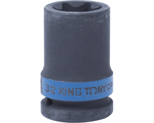 Ударная торцевая головка TORX Е-стандарт KING TONY 657532M 3/4", E32, 56 мм