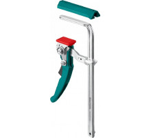 Струбцина быстрозажимная KRAFTOOL KRAFTFLEX, KLT-160, 160/60 мм универсальная, цельнокованая, рычажная в T-track
