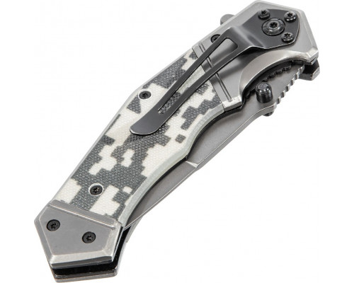 Нож Denzel 79209 складной, системы Liner-Lock, с накладкой G10