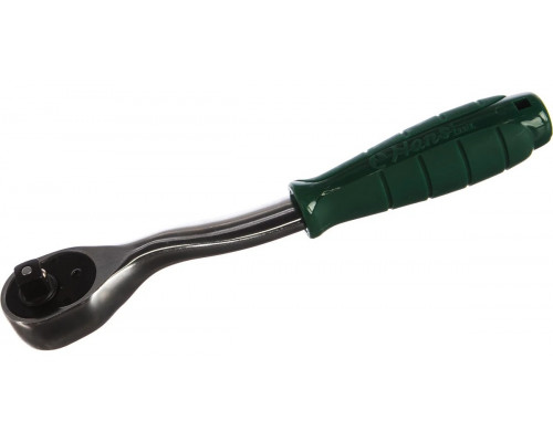 Трещотка HANS 3162GQ 3/8" с быстрым сбросом, изогнутой рукояткой, 72 зуба