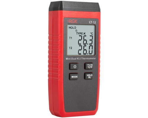Измеритель температуры контактный RGK CT-12 + 2 шт. TR-10W с поверкой 779944