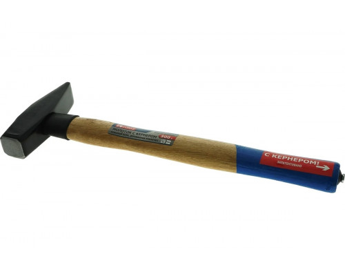 Молоток слесарный СОЮЗ 1010-53-WD0500C 500г, кованый боек, дерев. рукоятка