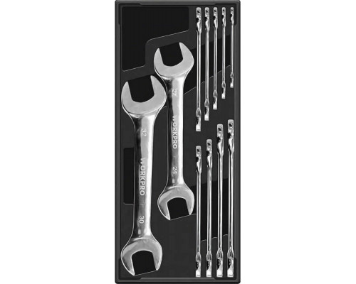 Тележка инструментальная WORKPRO WP285002B, 7 ящиков с 9 ложементами
