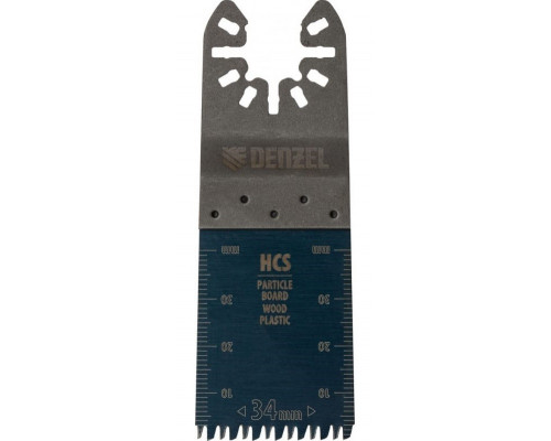 Насадка для реноватора Denzel 782 315 пазовая прямая, hcs, по дереву, ламинату, 34х2,5 м 782315