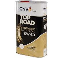 Масло моторное GNV Top Road 0W30 1 л (металл. канистра) GTR1012702010010030001