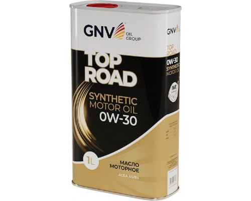 Масло моторное GNV Top Road 0W30 1 л (металл. канистра) GTR1012702010010030001