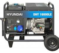 Электростанция дизельная с воздушным охлаждением HYUNDAI DHY 16000LE открытая