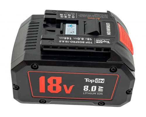 Аккумулятор TopON для Bosch ProCore. 18В 8.0Ah (Li-Ion) TOP-BOSPRO-18.8.0