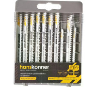 Набор пилок HANSKONNER H10-WOODSET1 универсальных 10шт.