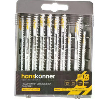 Набор пилок HANSKONNER H10-WOODSET1 универсальных 10шт.