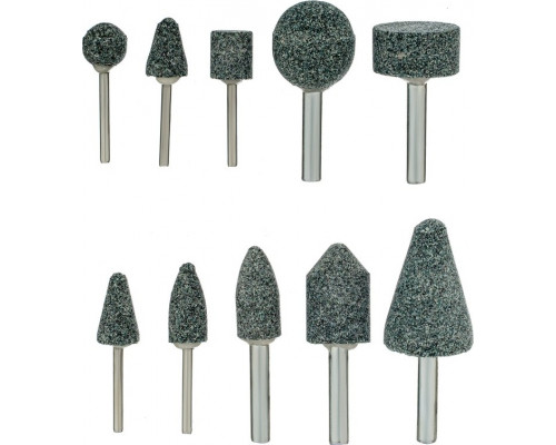 Шарошка абразивная Denzel 76028 дрели (ПШМ), 63С, 10 шт.