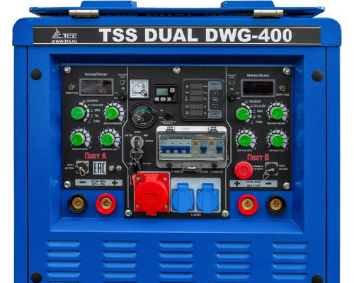 Сварочный генератор ТСС DUAL DWG-400 двухпостовой дизельный