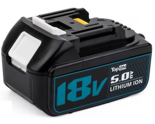 Аккумулятор TopON для Makita BL1850B 18В, 5.0Ah (Li-Ion) TOP-PTGD-MAK-18-5.0