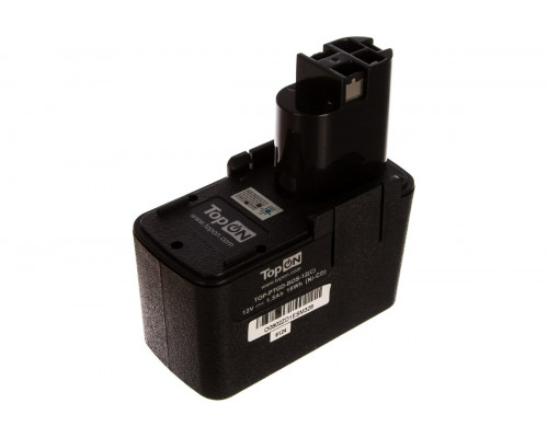 Аккумулятор TopON для Bosch GBM 12В, 1.5Ah (Ni-Cd) TOP-PTGD-BOS-12(C)