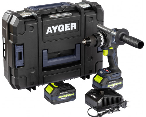 Дрель-шуруповерт аккумуляторная AYGER AP20BL4-160