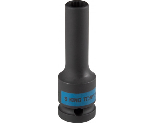 Ударная головка KING TONY 443009M глубокая 12-гранная 1/2" 9 мм