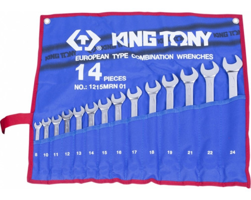 Набор ключей комбинированных KING TONY 1215MRN01, 14 предметов