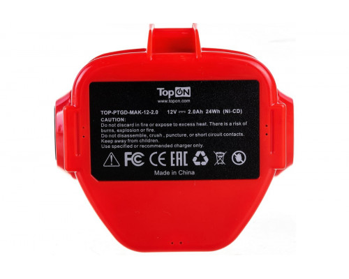 Аккумулятор TopON для Makita 12В, 2.0Ah (Ni-Cd) TOP-PTGD-MAK-12-2.0