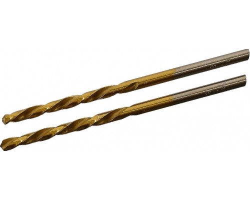 Сверло по металлу Sturm 1055-032-65 3,2х65 мм, нитридтитан., 118°, 2 шт.