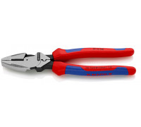 Плоскогубцы KNIPEX KN-0912240TBK Lineman's электромонтажные, зона обжима, 240 мм