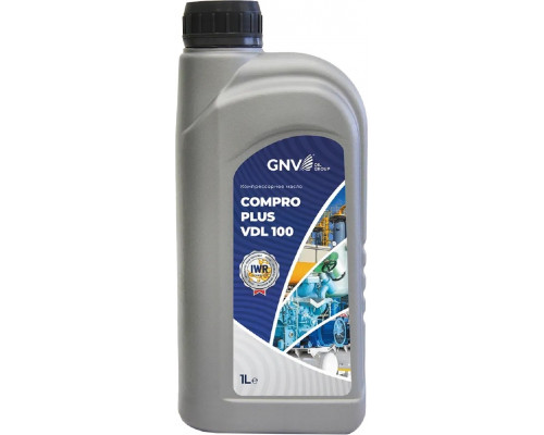 Масло компрессорное GNV Compro plus VDL 100 1 л GCP101440601451V100001