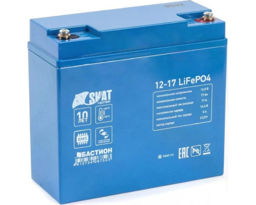 Аккумулятор SKAT i-Battery 12-17 LiFePo4 литиевый тяговый 647