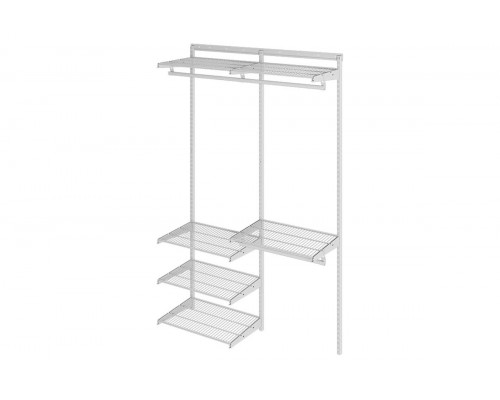 Гардеробная система ПРАКТИК HOME Optima G120 белая S70199916501