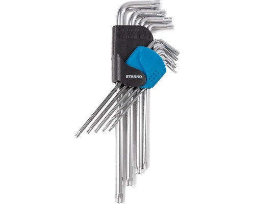 Набор ключей TORX STANKO CS11129XL угловых экстрадлинных 9 штук