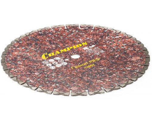 Алмазный диск для резки гранита CHAMPION Laser Granitek PRO 400 (твердые блоки, старый бетон) C1607
