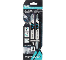 Пилки по металлу METALLICA Optima T123X 100/75мм шаг 1,2-2,6мм, HSS Progressor, по стали 2 908044