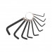 Набор ключей шестигранных Kranz KR-12-5203 TORX T10-T50, CrV, 9 шт., на кольце