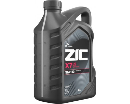 Масло моторное ZIC X7 LS 10W30 4 л 162649